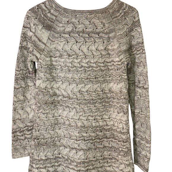 Forté Cashmere Women’s Light Brown Knit Pullover Sweater – Size Small - Picture 2 of 7